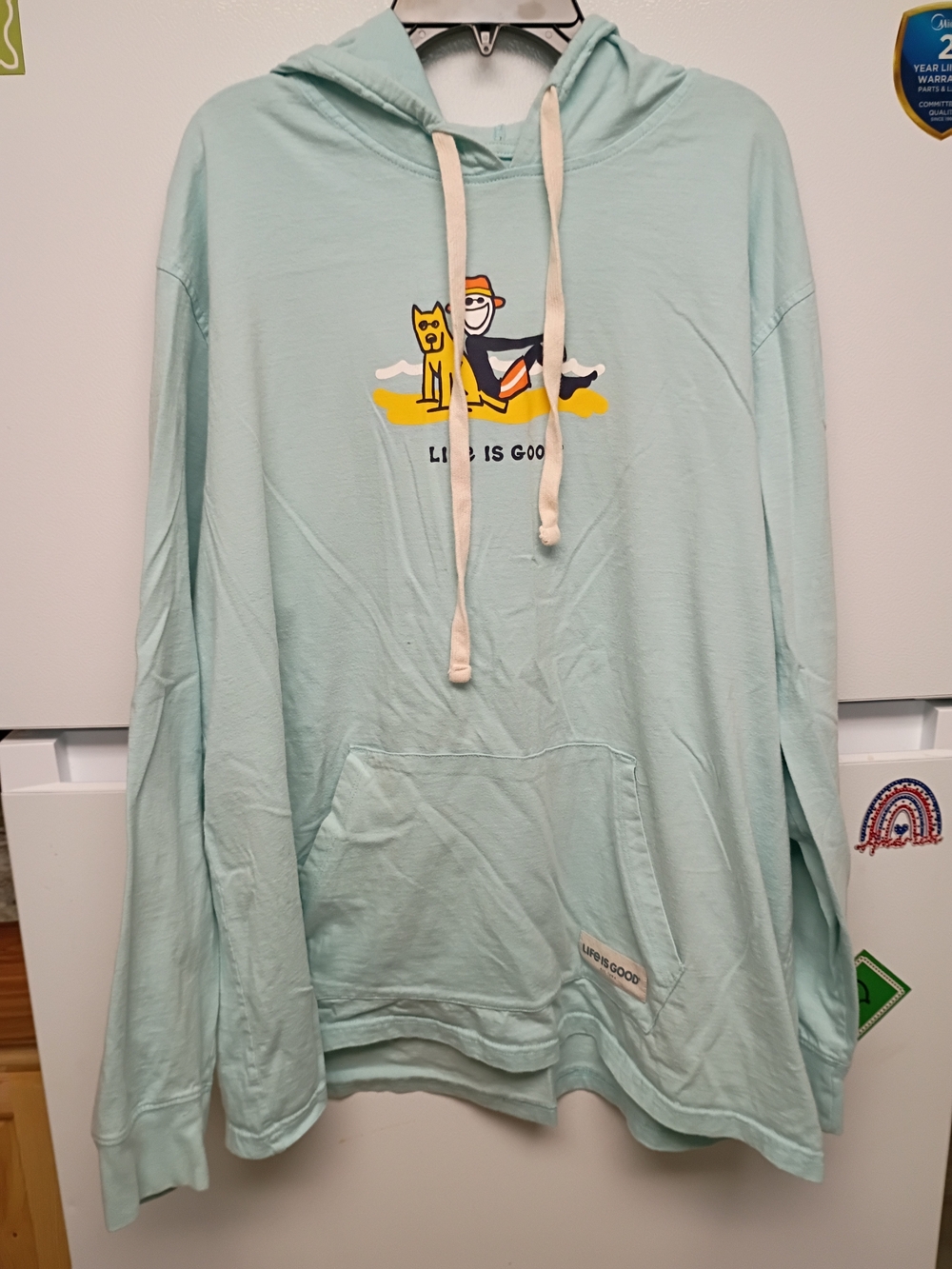 Life is Good Men’s Light Mint Pullover Hoodie
